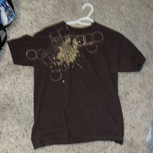 y2k GRM BROWN TEE